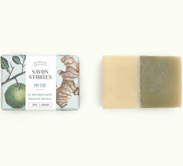 Savon N°10 Le Détoxifiant Bio Naturel Détox Épinard – Image 2