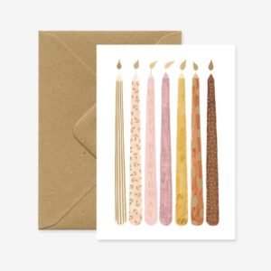 Carte Happy Birthday Bougies