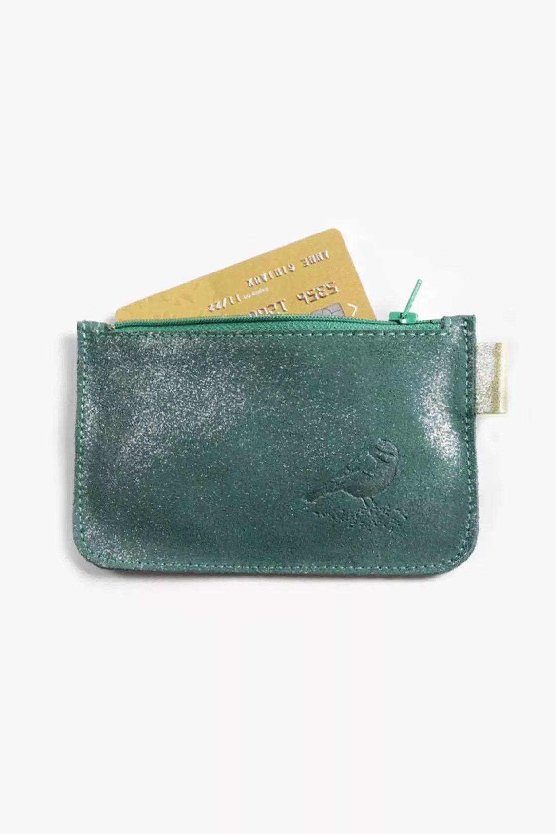 Porte monnaie pailleté Vert foncé