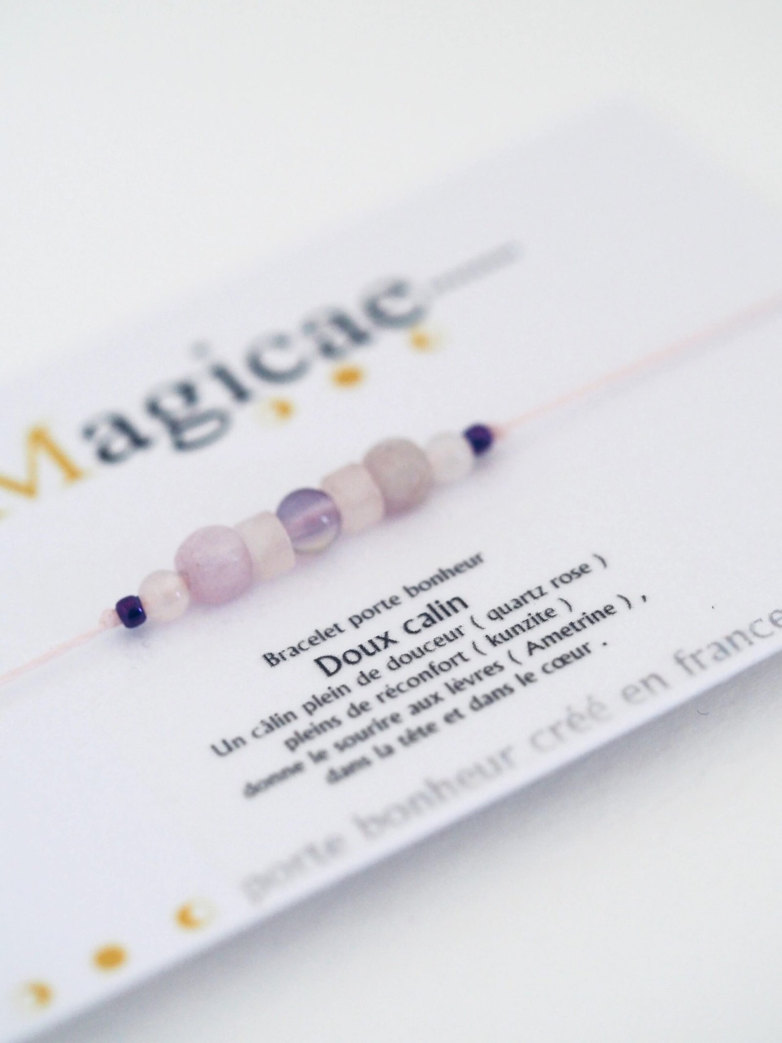 Bracelet porte bonheur Doux Câlins