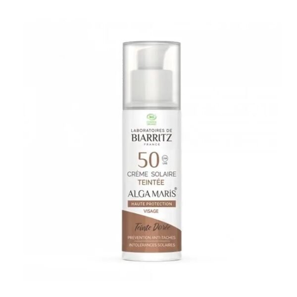 Crème Solaire Teintée SPF 50 - Dorée