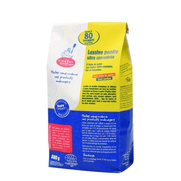 Lessive en poudre ultra-concentrée