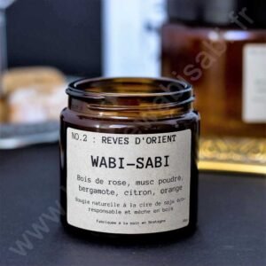 Bougie parfumée NO.02 : Rêve d’Orient - 150gr