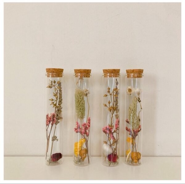 Tube floral coloré S