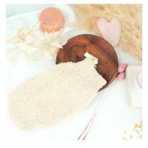 Gant exfoliant en jute