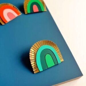 Broche Bam vert tendre