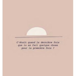 Carte C'était quand la dernière fois