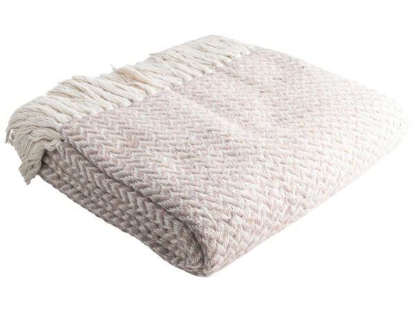 Plaid en cotton Beige – Image 4