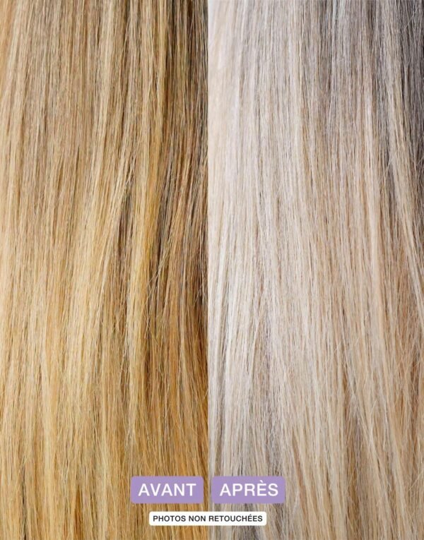 Shampoing solide violet pour cheveux blancs ou blonds – Image 2