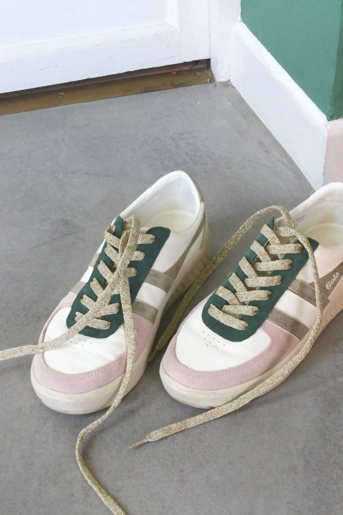 Lacets de chaussures Doré – Image 3