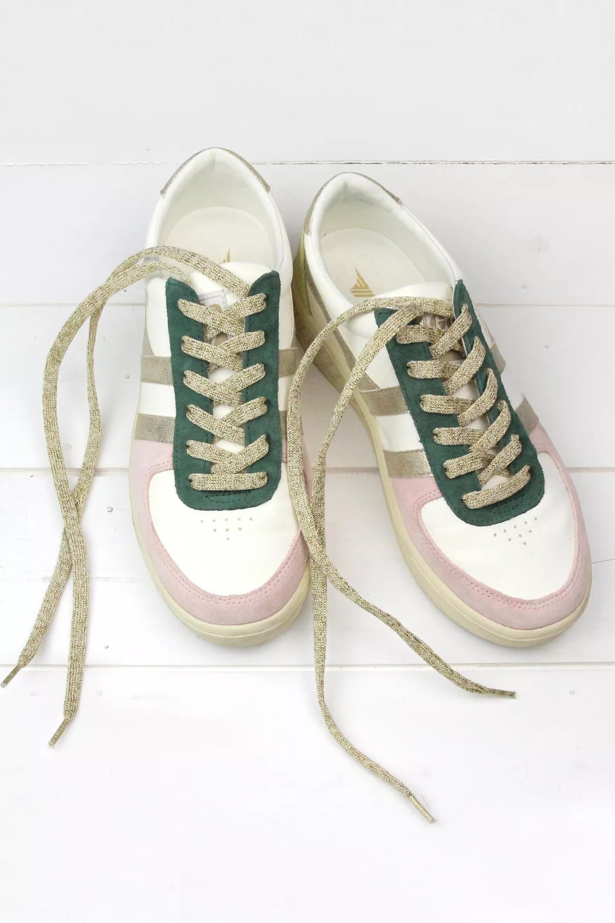 Lacets de chaussures Doré – Image 4