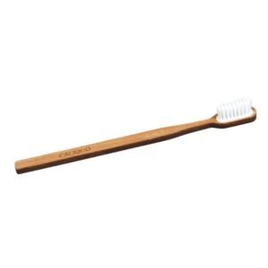 Brosse à dents souple rechargeable en hêtre - medium