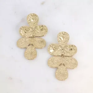Boucles 2 trèfles à 3 feuilles