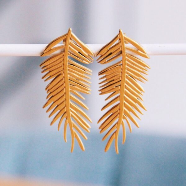 Boucles d'oreilles Plume