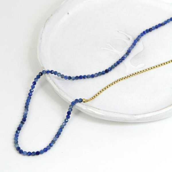 Sautoir Axelle bleu