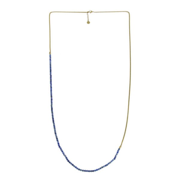 Sautoir Axelle bleu – Image 2