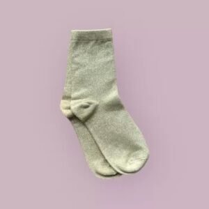 Paire de chaussettes paillettes - Doré