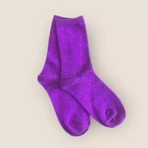 Paire de chaussettes paillettes - Fucshia