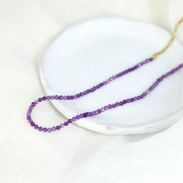 Sautoir Axelle violet