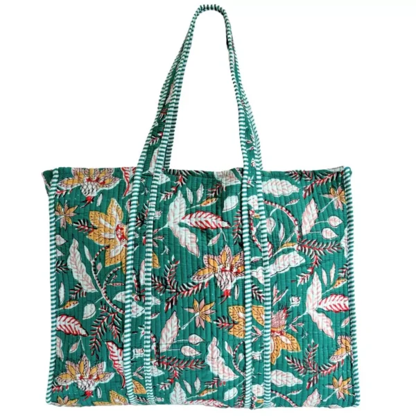 Totebag Feuilles Vertes