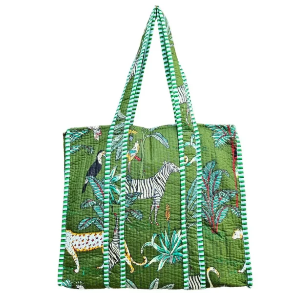 Totebag Vert Safari