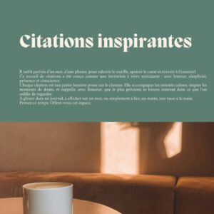 Citations inspirantes – Slow Living (PDF)