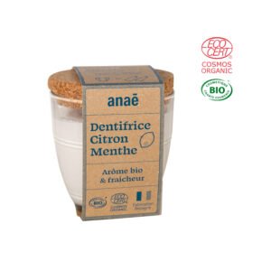 Dentifrice citron menthe