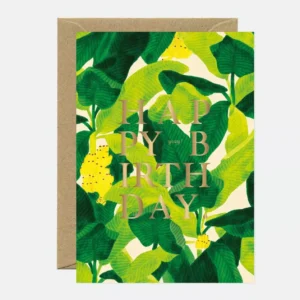 Carte birthday banana
