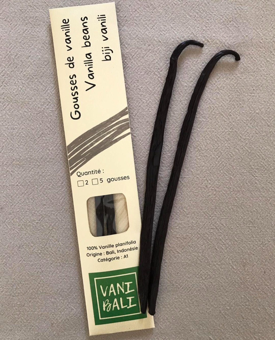 2 gousses de vanille gourmet