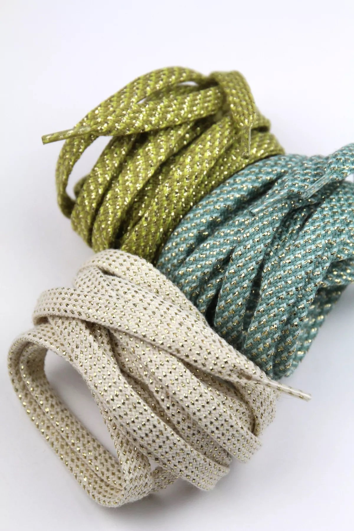 Lacets de chaussures turquoises – Image 3