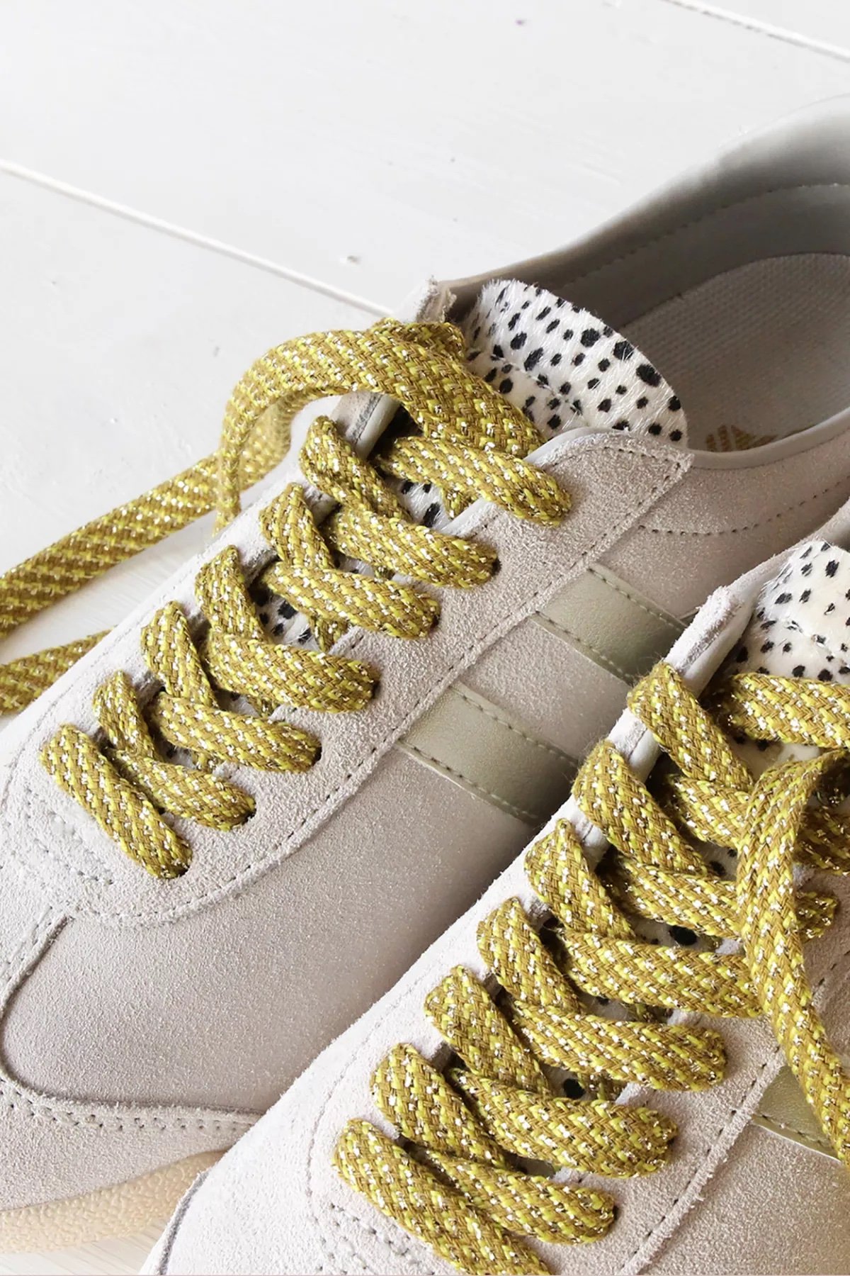 Lacets de chaussures verveine