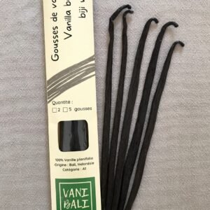 5 gousses de vanille gourmet