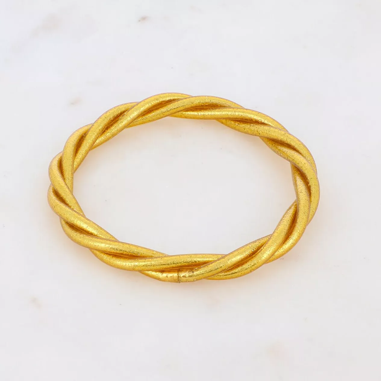 Jonc bouddhiste torsadé M