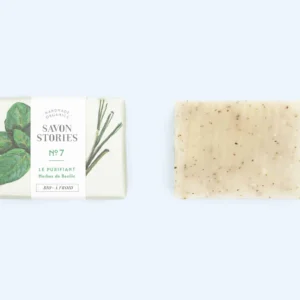 Savon N°7 Le Purifiant Savon Bio Naturel Désodorisant au Basilic