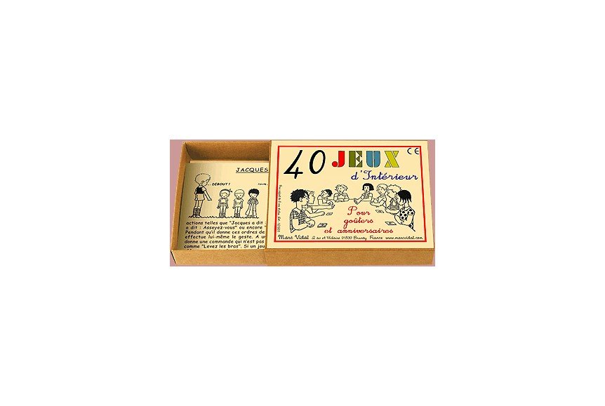 40 Jeux d’Intérieur