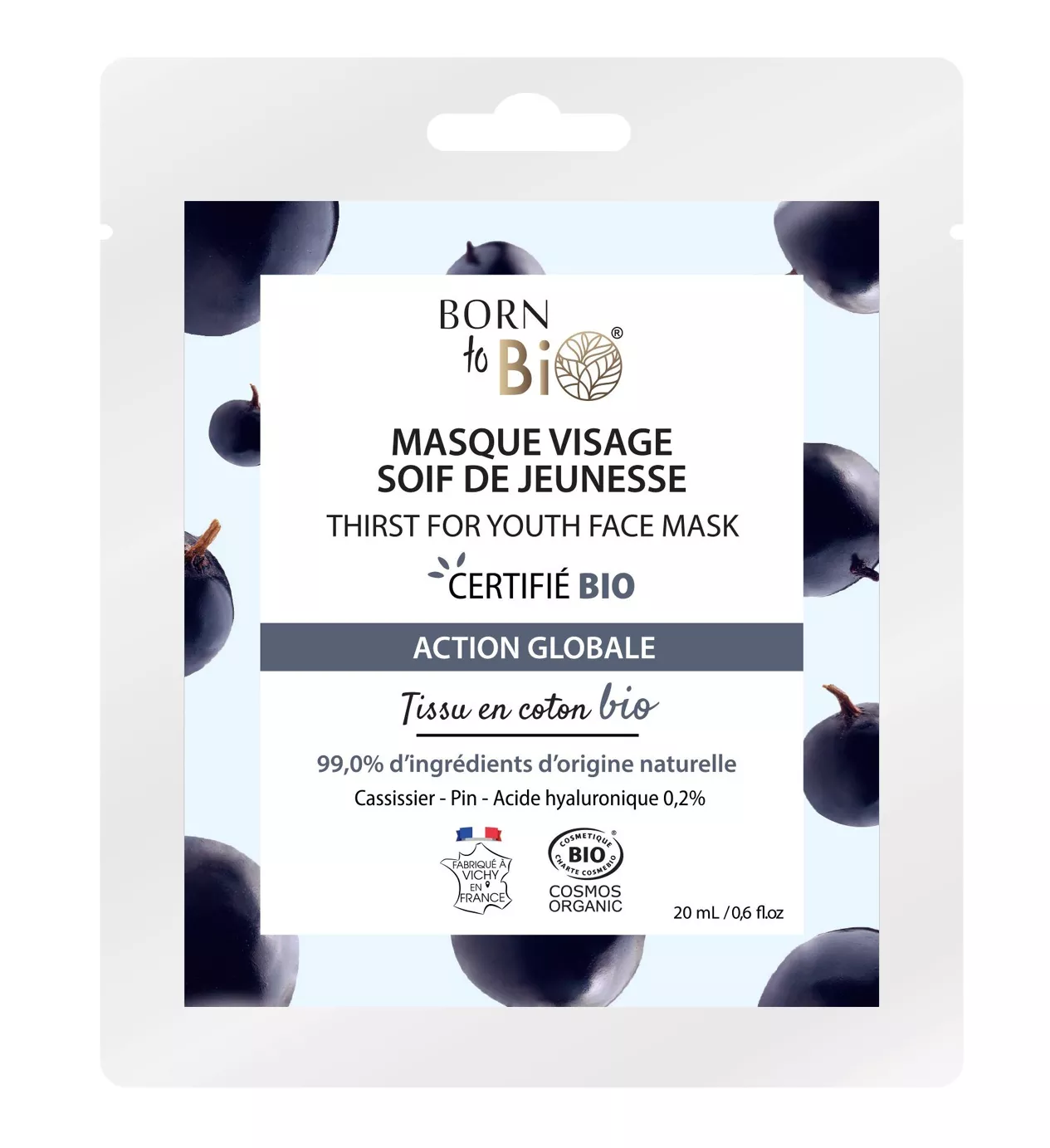 Masque visage Soif de Jeunesse