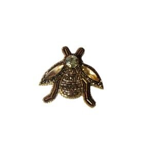 Broche abeille dorée
