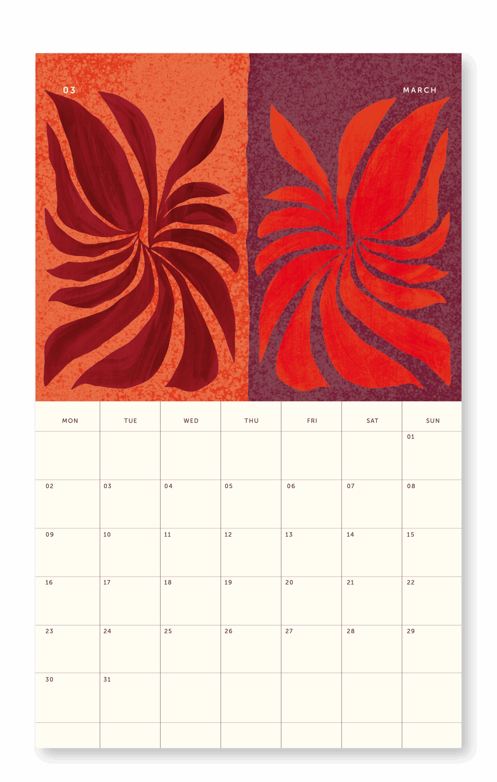 Calendrier 2026 Sun – Image 2