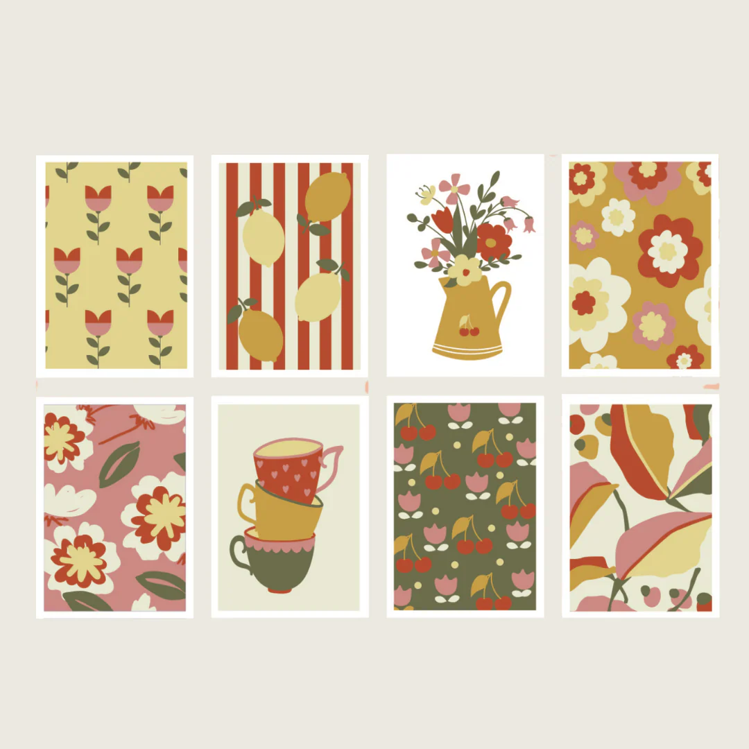 Set de peinture cartes Rétro Déco – Image 3