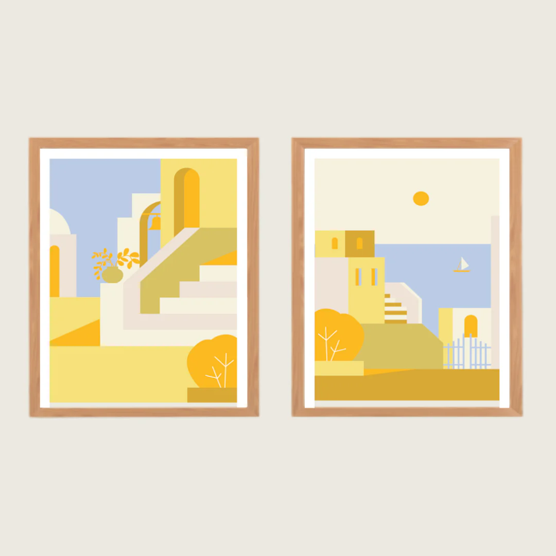 Set de peinture affiches Petites Ruelles – Image 2