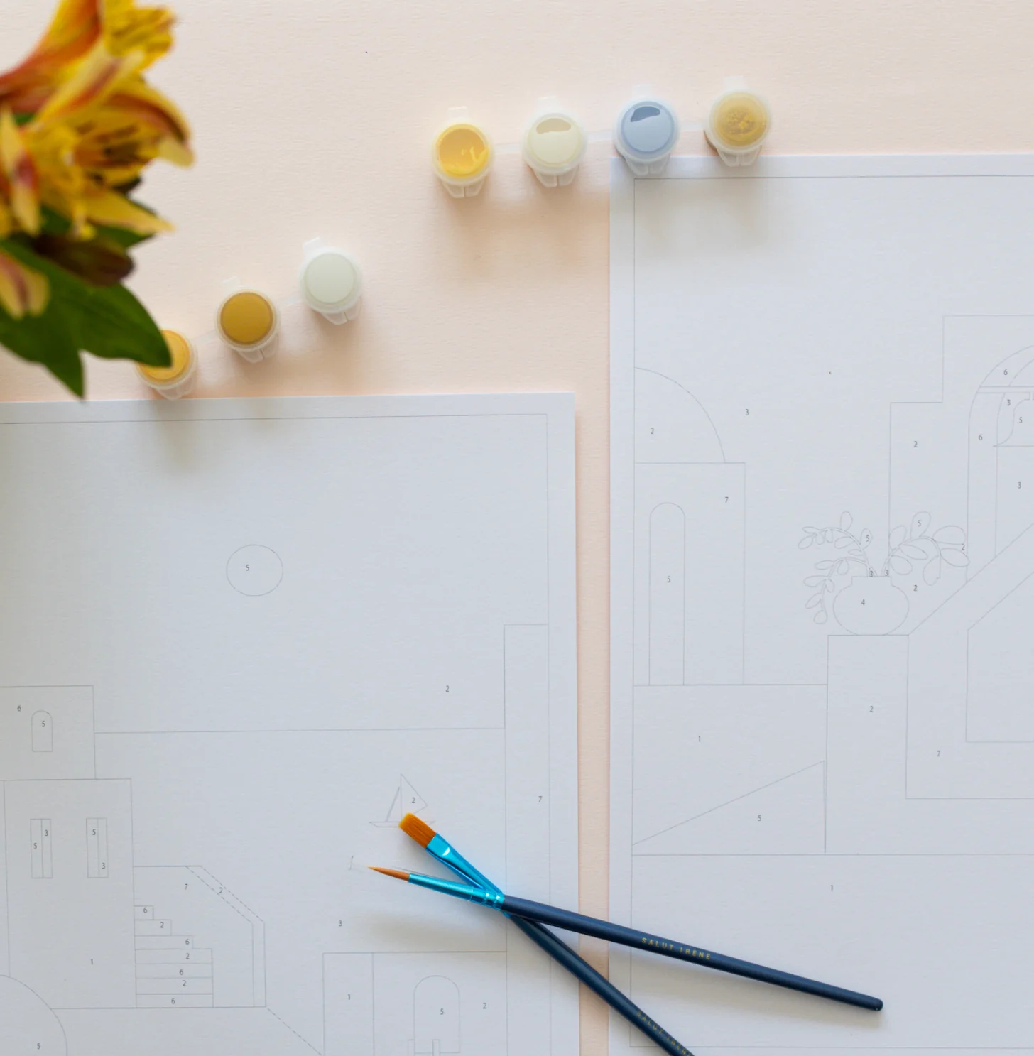 Set de peinture affiches Petites Ruelles – Image 3