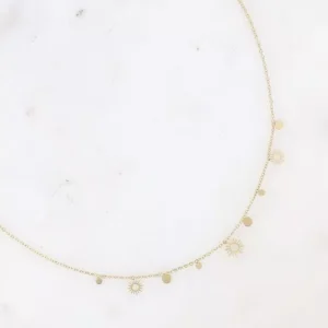 Collier pampilles soleil