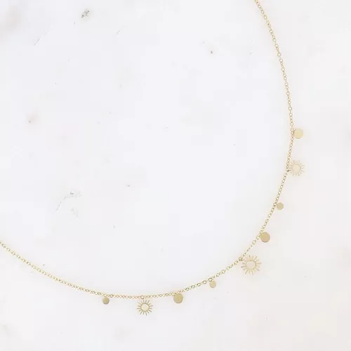Collier pampilles soleil