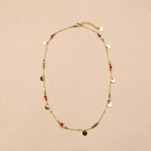 Collier Elenya rouge