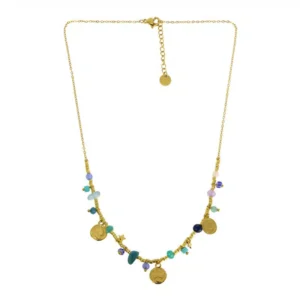 Collier Silas bleu
