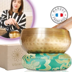 Bol tibetain cuivre et zinc