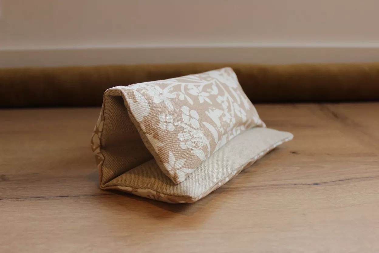 Bouillotte Fleurs beige blanche