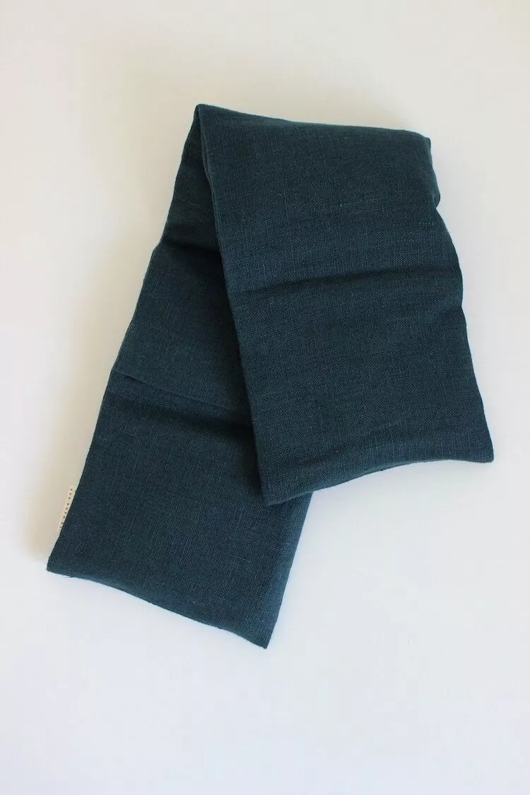 Bouillotte cervicales Lin Bleu de prusse – Image 4