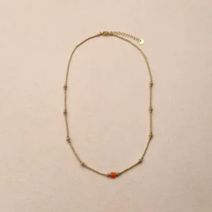 Collier Layana orange