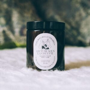 Bougie naturelle « Lecture sous la couette » parfum bergamote et lavande